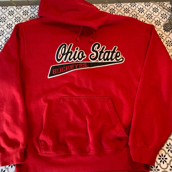 Men’s Ohio State Buckeye Hoodie Sz L - Picture 2 of 7